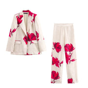 European And American Style Fashionable Printed Suit set