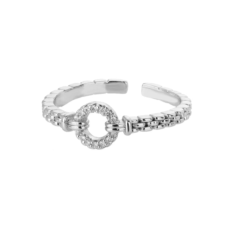 Luxury Double Bead Ball Ring  by DARK