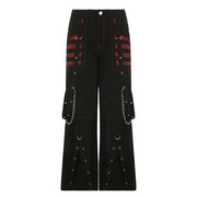 Dark Academia Aesthetic High Waist Baggy Trouser