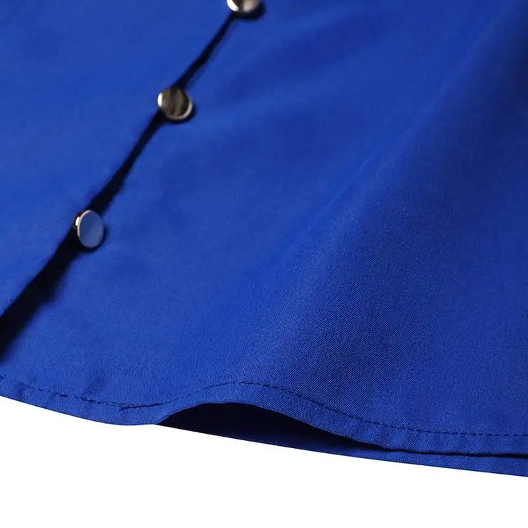 WONEN'S ELEGANT HALF PUFF SLEEVE FASHION BLOUSE