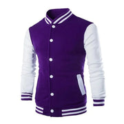 Slim Fit College Varsity Jacket for Men