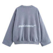 Printed O-Neck Sweatshirt Co Ord Sets for women's