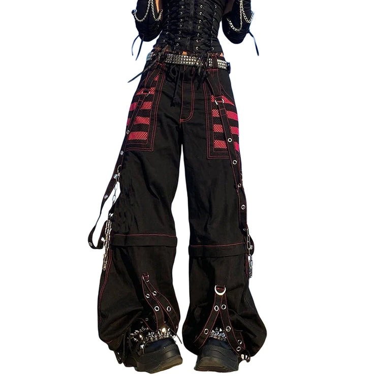 Dark Academia Aesthetic High Waist Baggy Trouser
