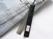 Men's Embroidered Five-Pointed Star Fashion Elastic Slim Fit Trouser