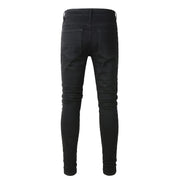 Distressed High Streetwear Stretch Skinny jeans