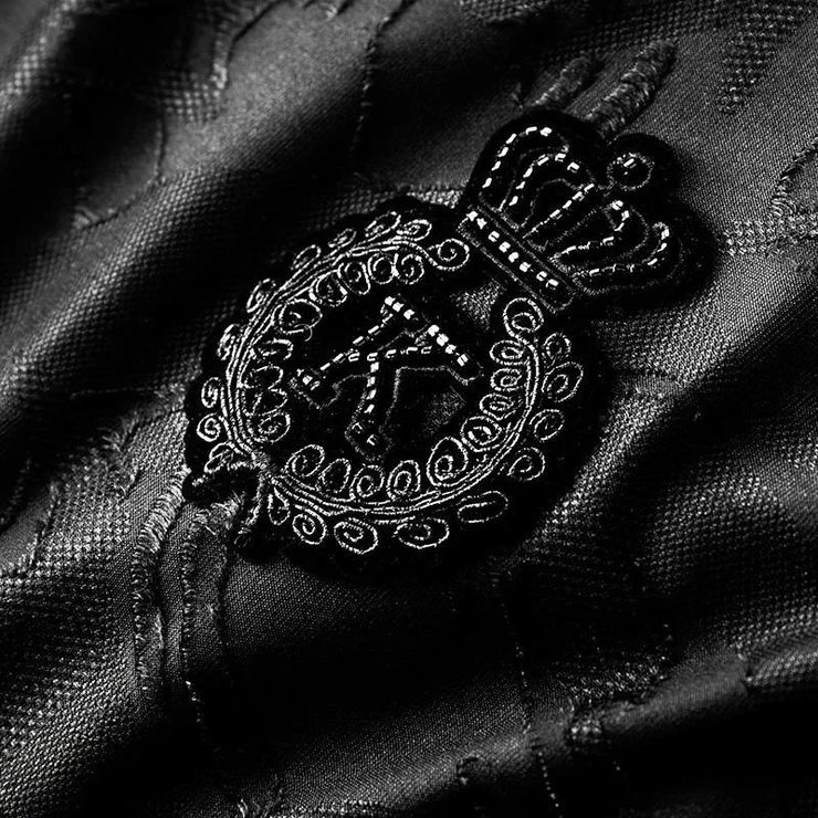 European high-end Jacquard Ribbon splicing tracksuit