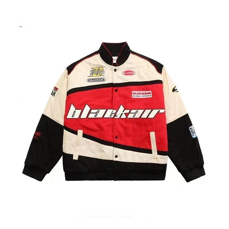 new American retro high street motorcycle jacket
