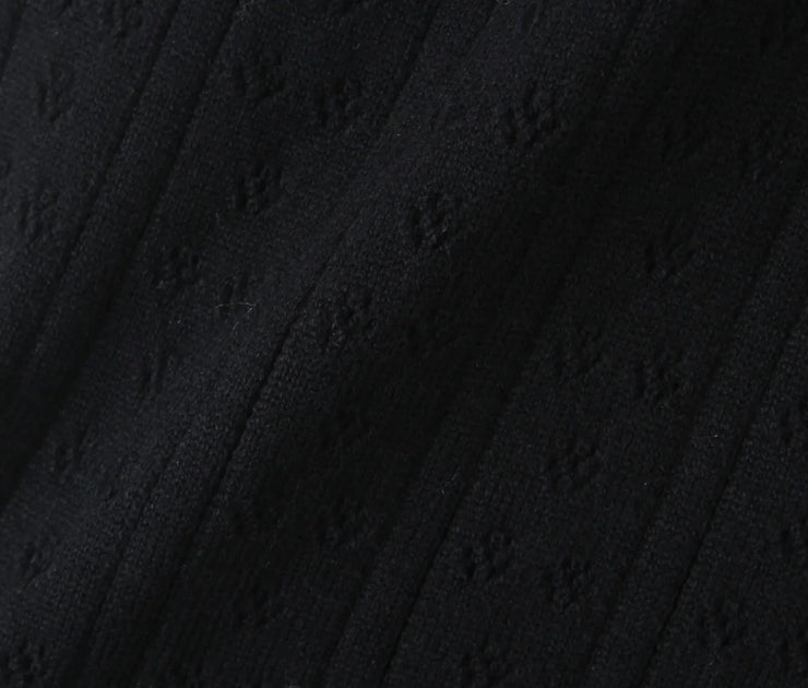 Women's Sexy Hollow Out Knit Sling Midi Dress