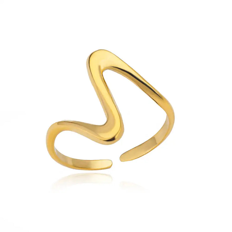 Luxury Double Bead Ball Ring  by DARK