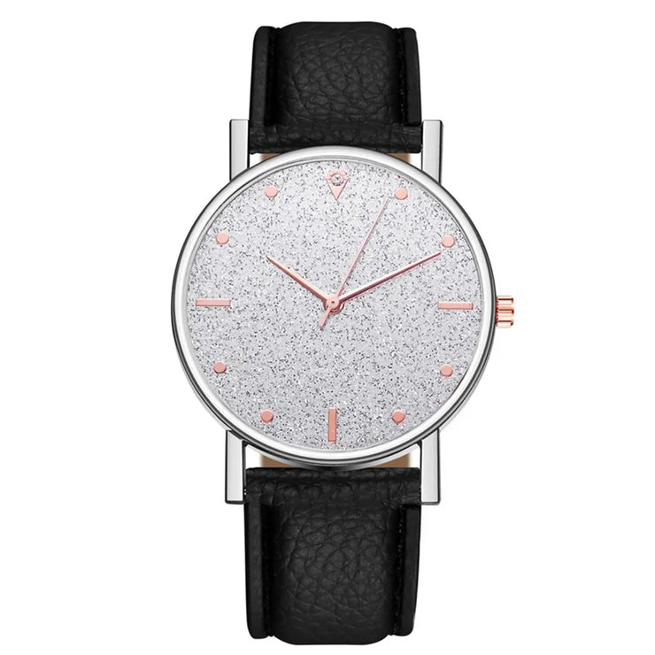 Quartz luxary leathered Wristwatch