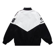 new American retro high street motorcycle jacket