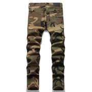 Men's Distressed Stretch Ripped Hip Hop Slim Fit